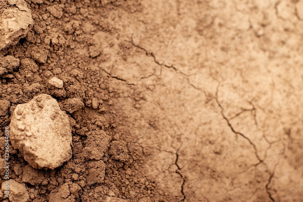 A close up of a rocky, dry ground with a few rocks scattered around A close up of a rocky, dry ground with a few rocks scattered around