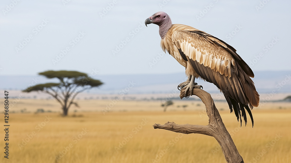 Obraz premium サバンナ-ハゲワシ
