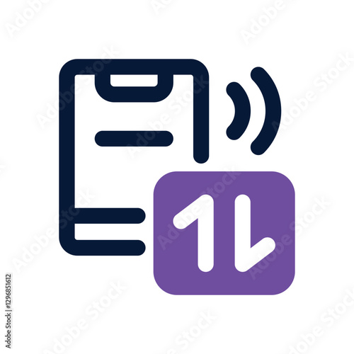 sharing dual tone icon. Sleek and modern vector icon for websites, mobile apps, marketing materials, and corporate design. Fully scalable and ready to use.