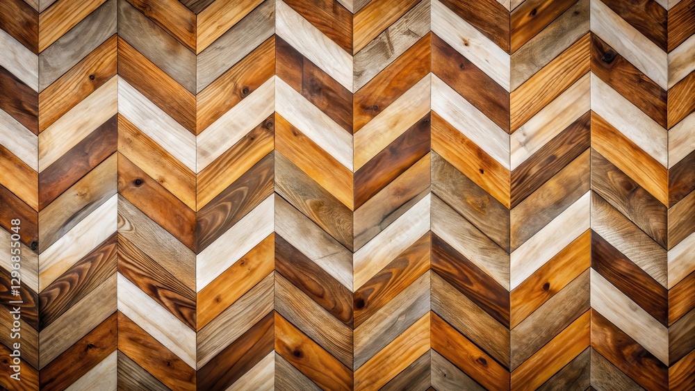 Geometric chevron pattern on a wooden table, furniture, interior decor, furniture, interior decor Geometric chevron pattern on a wooden table, furniture, interior decor, furniture, interior decor