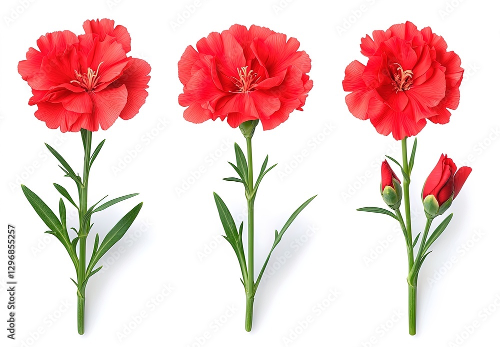 Red Carnation Flowers Red Carnation Flowers