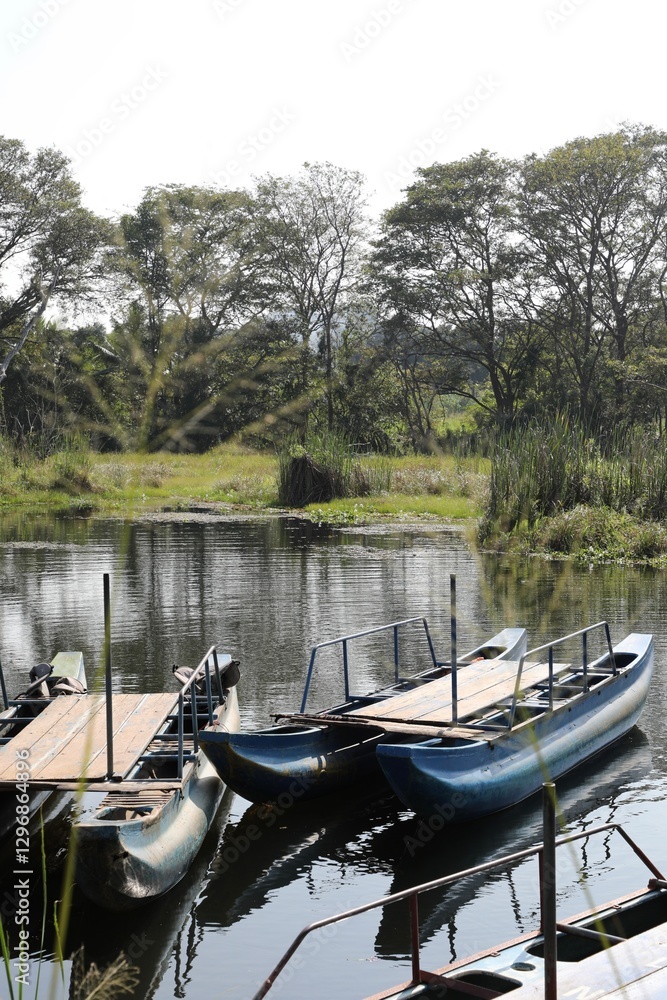 Obraz premium bateau canoë - Sri Lanka