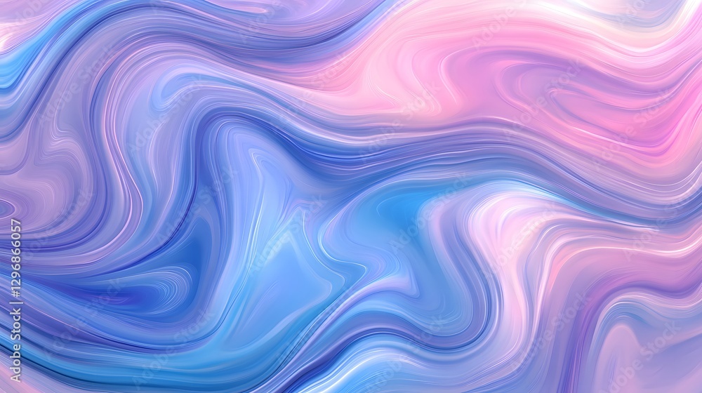 Swirling abstract art features pastel colors and fluid wave motions Swirling abstract art features pastel colors and fluid wave motions