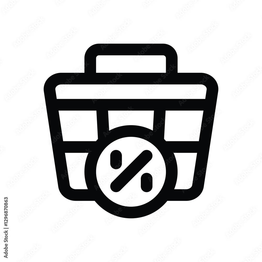 shopping basket line icon. Clean and minimalist vector icon for websites, mobile apps, presentations, and logos. Fully scalable and customizable for any project. shopping basket line icon. Clean and minimalist vector icon for websites, mobile apps, presentations, and logos. Fully scalable and customizable for any project.