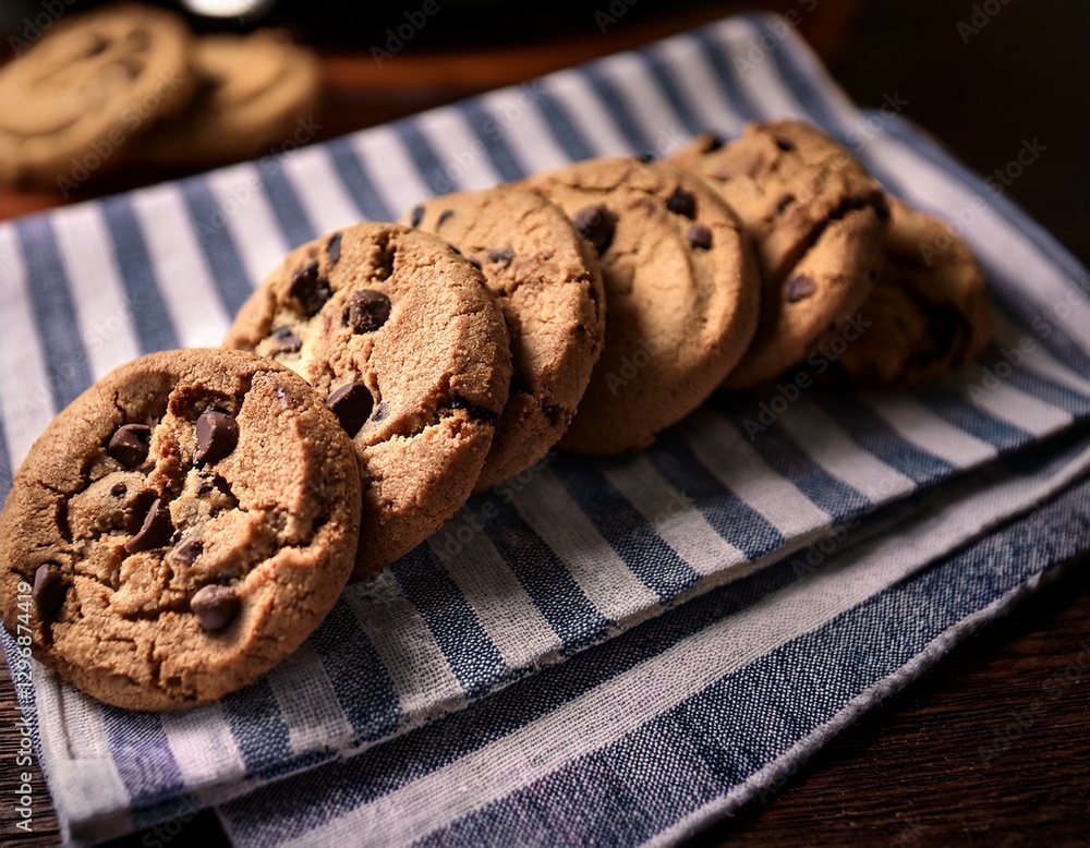 Fototapeta premium Chococolate chip cookies