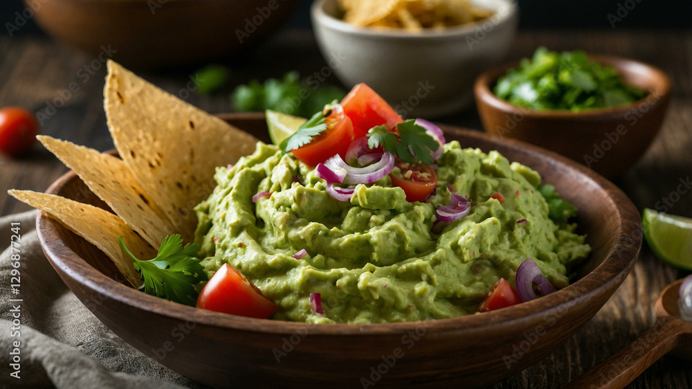 Guacamole and chips
Guacamole and chips