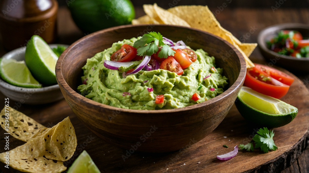 Guacamole and chips
Guacamole and chips