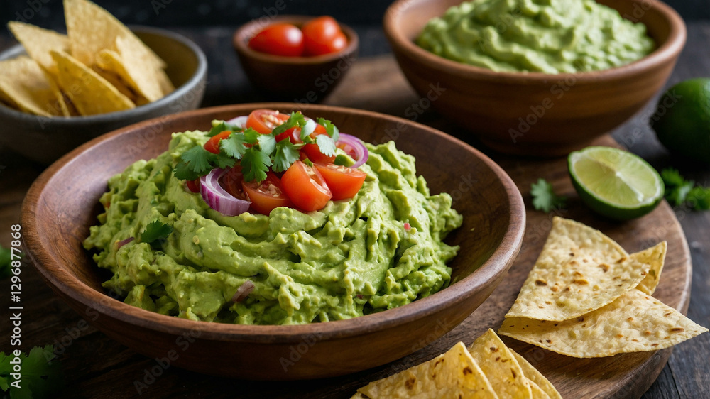 Guacamole and chips
Guacamole and chips