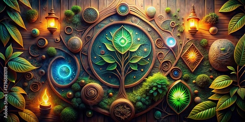 Wallpaper Mural Surreal Wooden Energy Efficiency Certification: Abstract Art Photography Torontodigital.ca