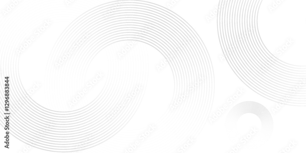 White abstract minimalist background with circle lines and dot pattern. White abstract minimalist background with circle lines and dot pattern.