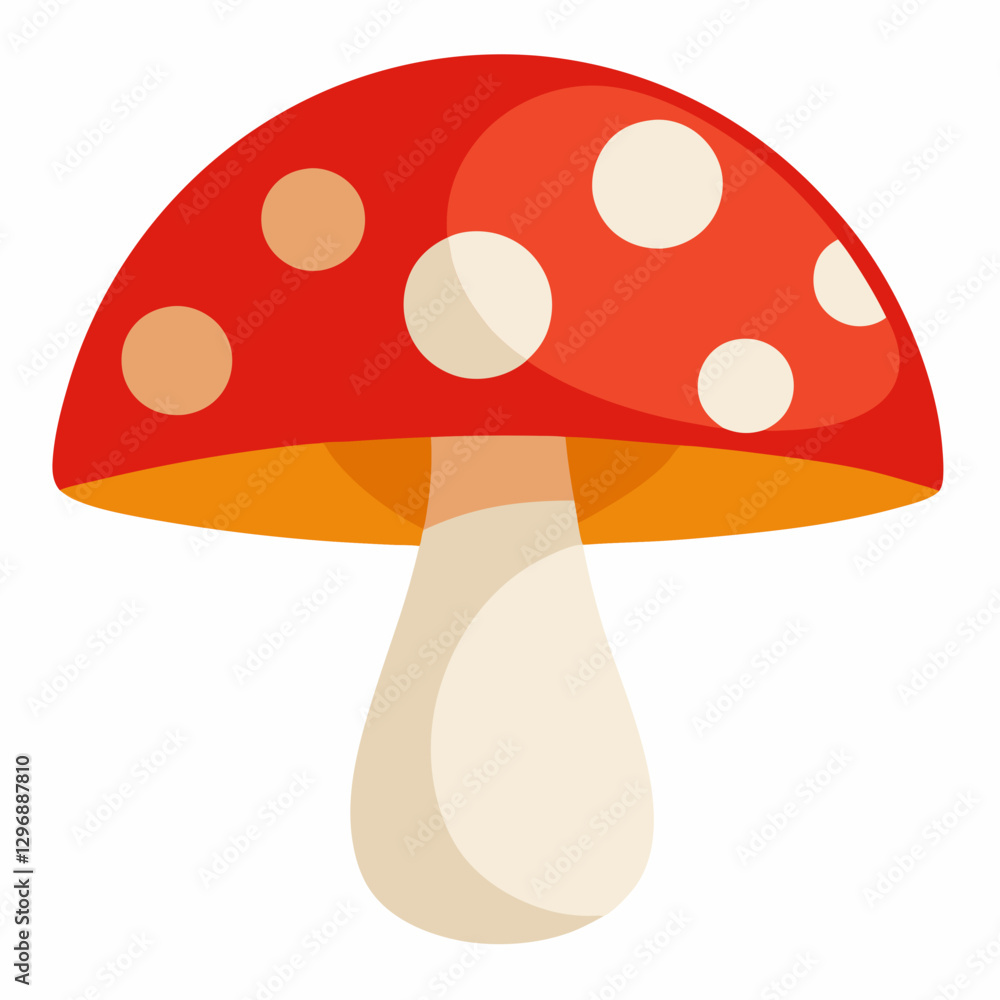 Whimsical Mushroom Forest Vector Art Whimsical Mushroom Forest Vector Art