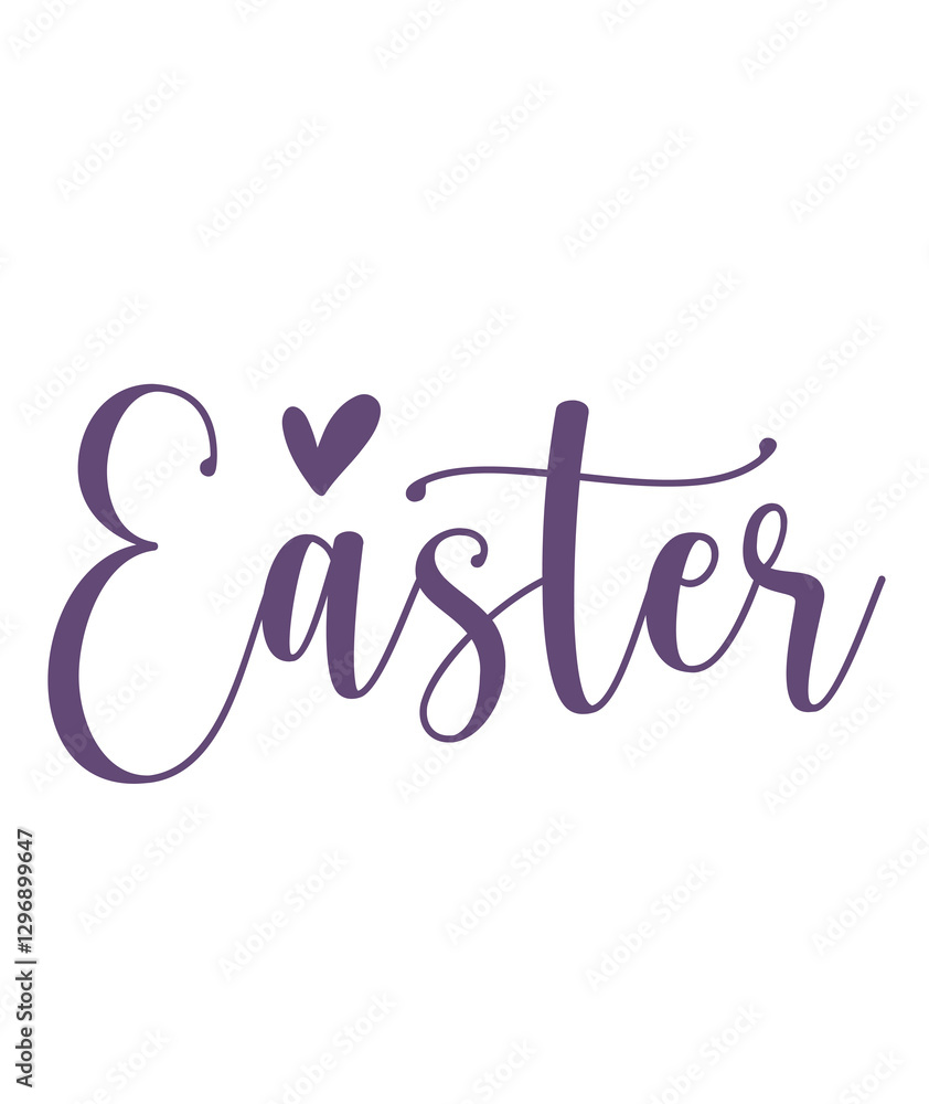 Easter typography clip art design on plain white transparent isolated background for card, shirt, hoodie, sweatshirt, apparel, tag, mug, icon, poster or badge Easter typography clip art design on plain white transparent isolated background for card, shirt, hoodie, sweatshirt, apparel, tag, mug, icon, poster or badge