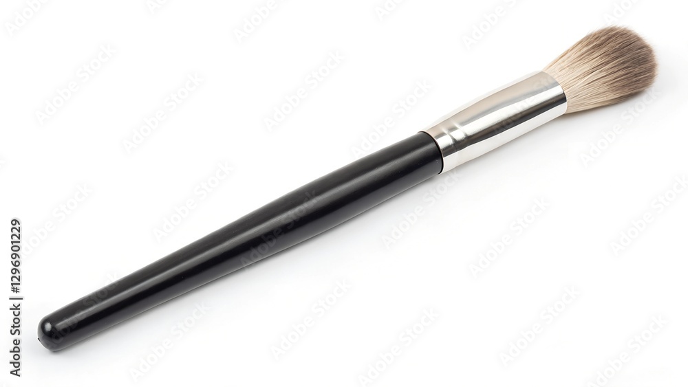 Black-handled makeup brush Black-handled makeup brush