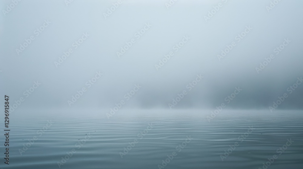 Mysterious Fog on a Grey Background Creating an Enigmatic Atmosphere