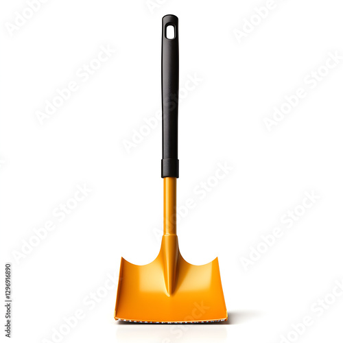 Heavy-Duty Shovel with Durable Metal Blade and Sturdy Wooden Handle for Digging and Construction Work