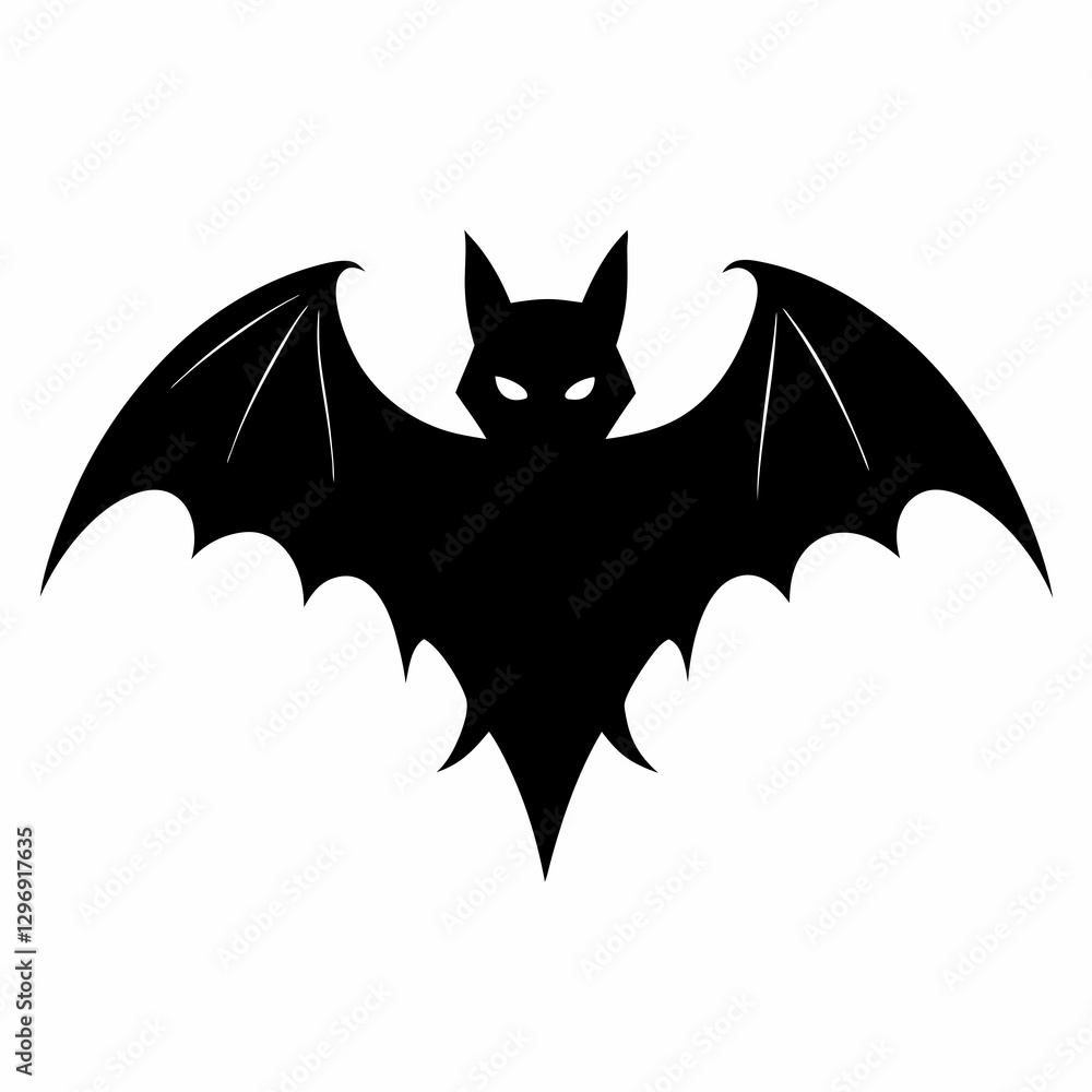Bat Silhouette Vector Art Design Bat Silhouette Vector Art Design