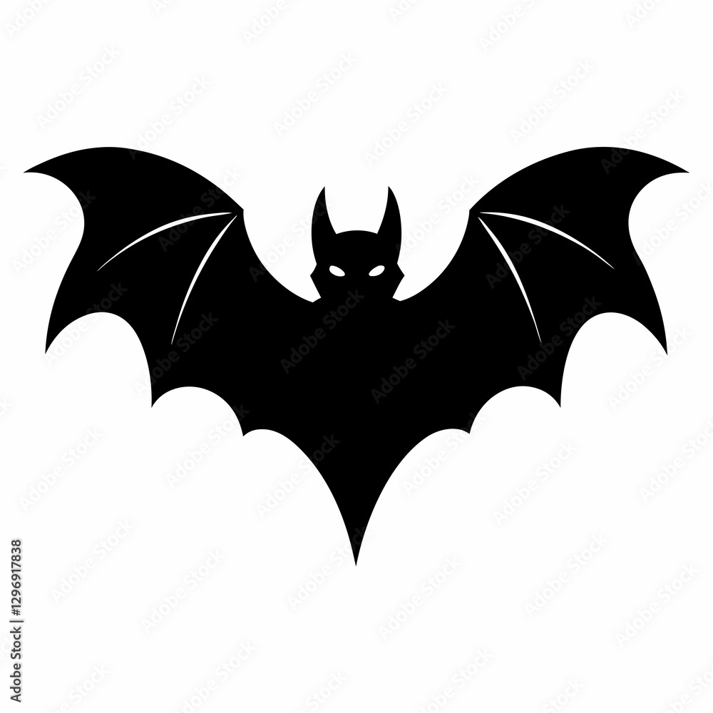 Bat Silhouette Vector Art Design Bat Silhouette Vector Art Design