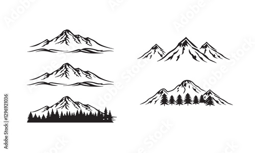 mountain vector