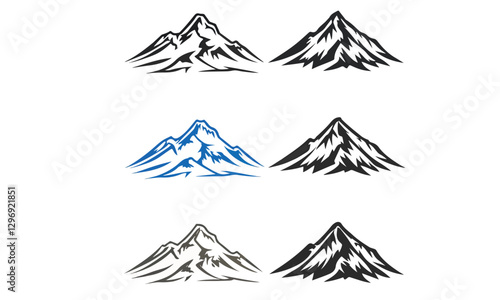 mountain vector