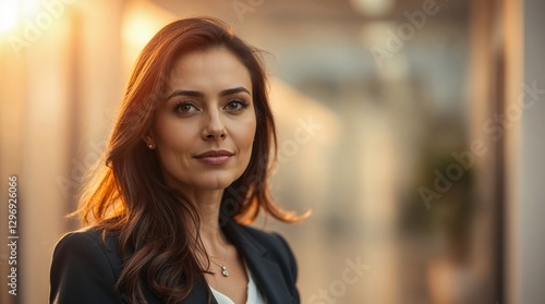 Wallpaper Mural Beautiful attractive woman in modern office business professional, successful female entrepreneur Torontodigital.ca