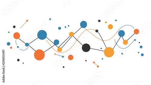 Visualizing Financial Growth and Profitability in the Corporate Landscape and Chart graph investment finance business currency datum economy stock growth diagram market Art & Illustration