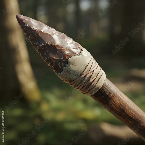 Primitive Stone Spear – A Tool from the Ancient World photo