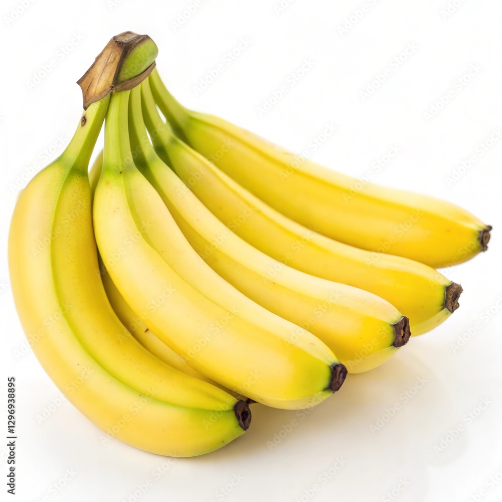 bunch of bananas on white background bunch of bananas on white background
