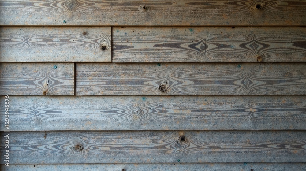 Fototapeta premium Rustic Weathered Wood Plank Wall Texture A Detailed Close-Up Showing Natural Grain and Patina