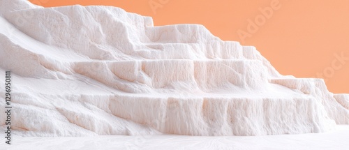 Wallpaper Mural Stunning white geological formations desert location minimalist environment close-up view natural beauty Torontodigital.ca