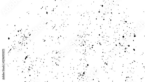 Abstract black dot texture white background. Grunge dots and points texture background. Abstract graphic illustration with transparent white background