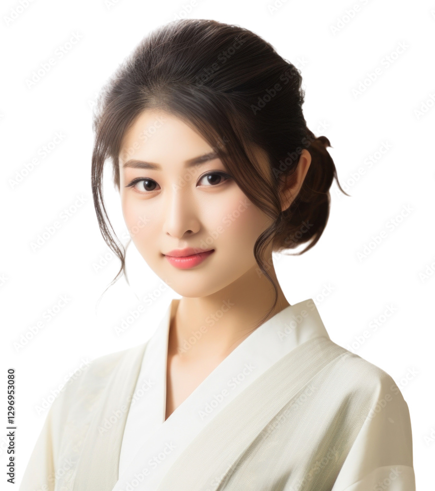PNG Handsome japanese woman portrait fashion adult.