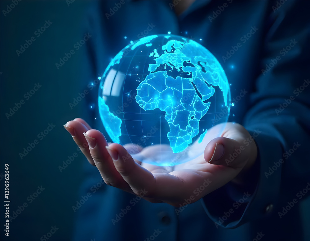 hand holding globe hand holding globe