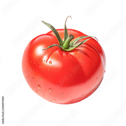 Wallpaper Mural fresh tomato on transparency background Torontodigital.ca