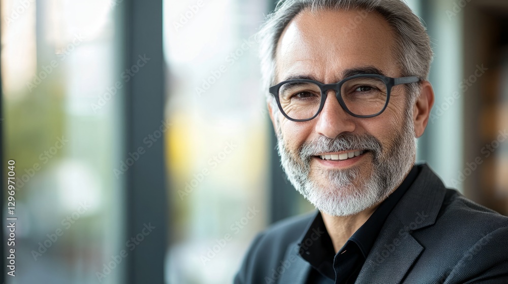 Confident businessman with a warm smile, exuding professionalism and approachability.
Confident businessman with a warm smile, exuding professionalism and approachability.