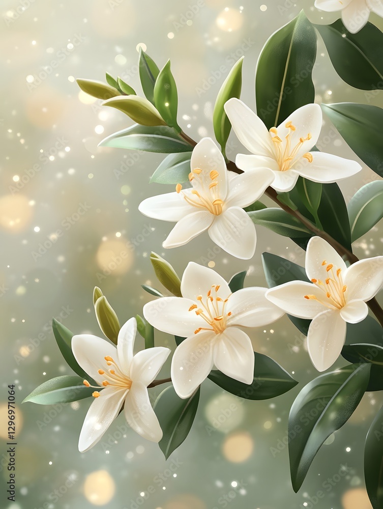 Fototapeta premium Vanilla Garden Under the Sun