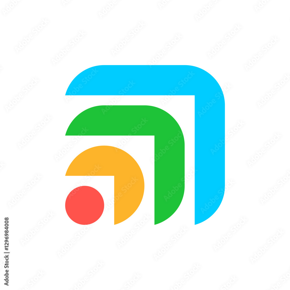 Abstract logo. Icon design. Template elements. Geometric abstract logos Abstract logo. Icon design. Template elements. Geometric abstract logos