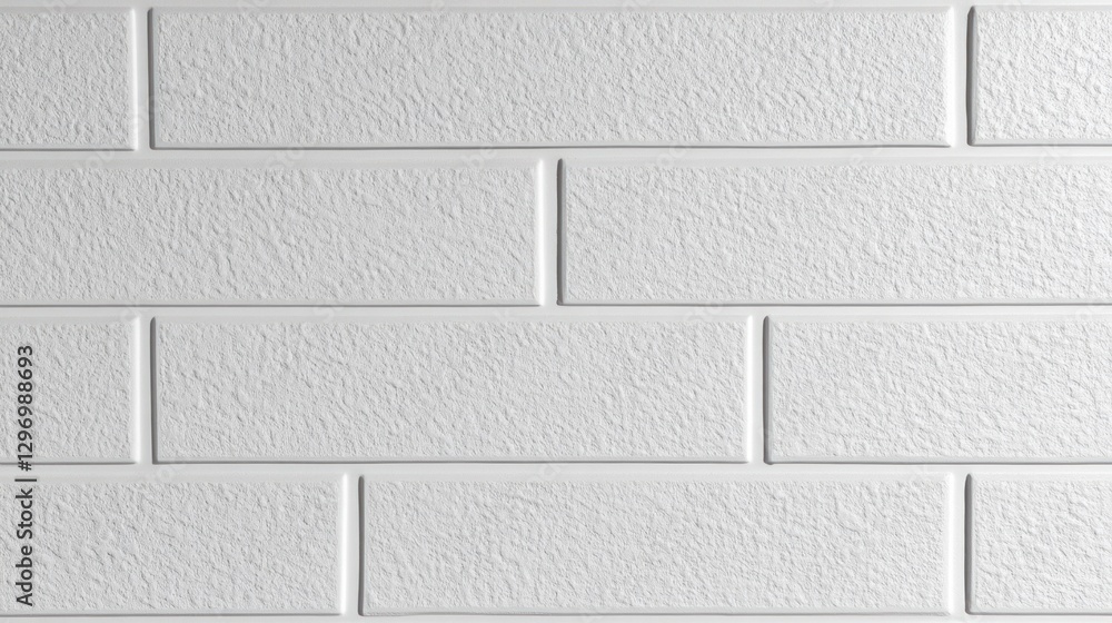 Naklejka premium White brick wall texture background, design