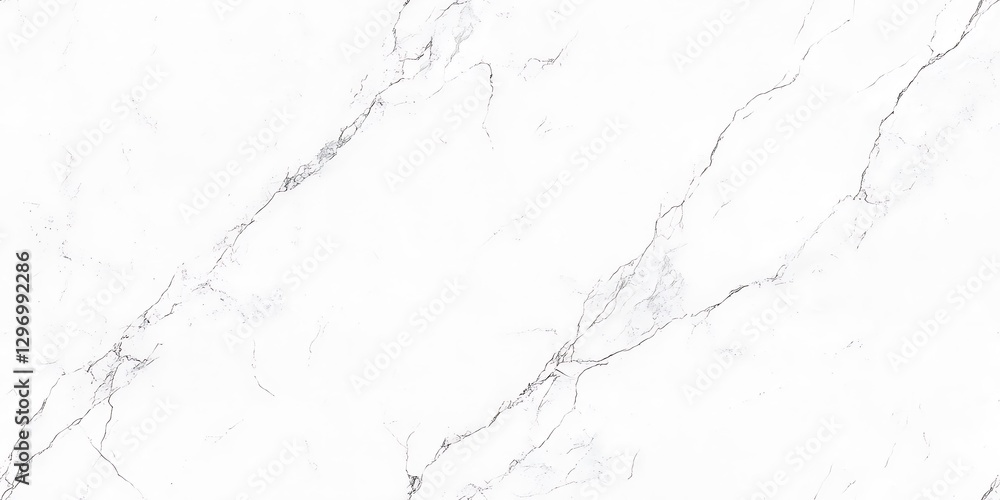 Fototapeta premium Abstract white and grey marble seamless texture background with subtle veining