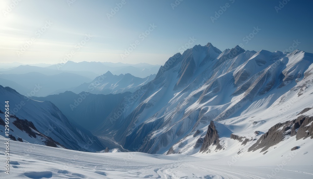 Fototapeta premium Burning Speakers in Abandoned Room