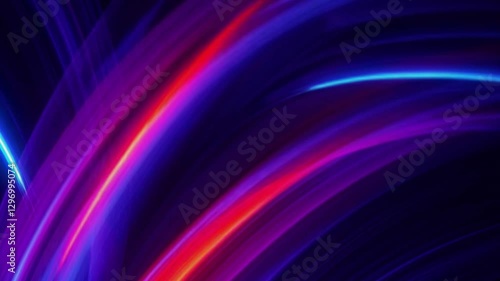 Vibrant Diagonal Lines with Neon Glow: Abstract Digital Art