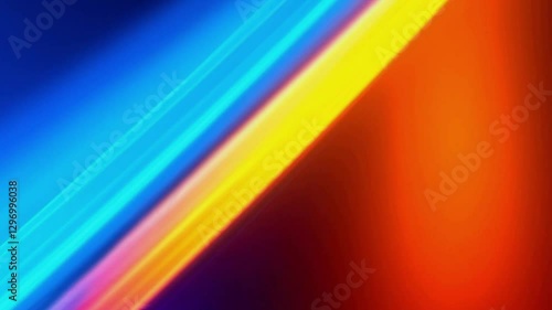 Glowing Blue and Purple Parallel Lines: Dynamic Visual Design