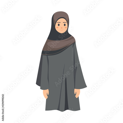 A Smiling Person Wearing Religious Clothing And Head Covering