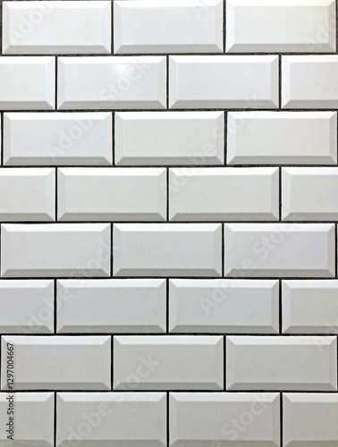 azulejo baldosa blanco rectangular biselado del metro de londres IMG_0103-as25
