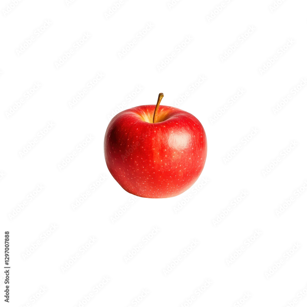 Fresh Red Apple on Isolated Background Perfect for Healthy Lifestyle Fresh Red Apple on Isolated Background Perfect for Healthy Lifestyle
