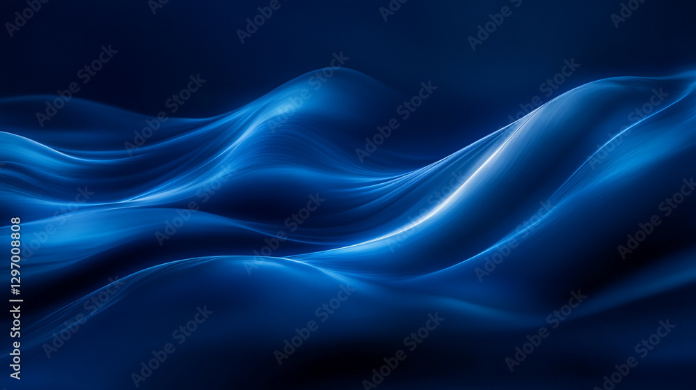 Abstract blue wave background soft smooth flowing design illustration art sea dark lines light ocean Abstract blue wave background soft smooth flowing design illustration art sea dark lines light ocean