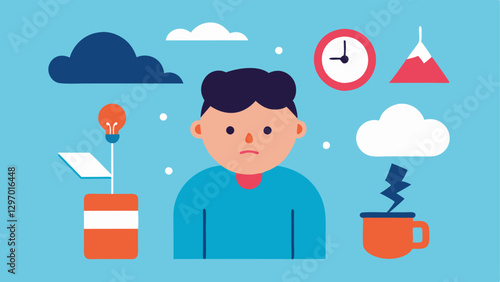 These illustrations can visually represent the cognitive and emotional struggles associated with procrastination conveying complex ideas in a simple and engaging way.