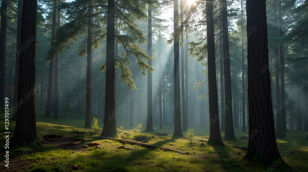 Serene Forest Pathway Serene Forest Pathway