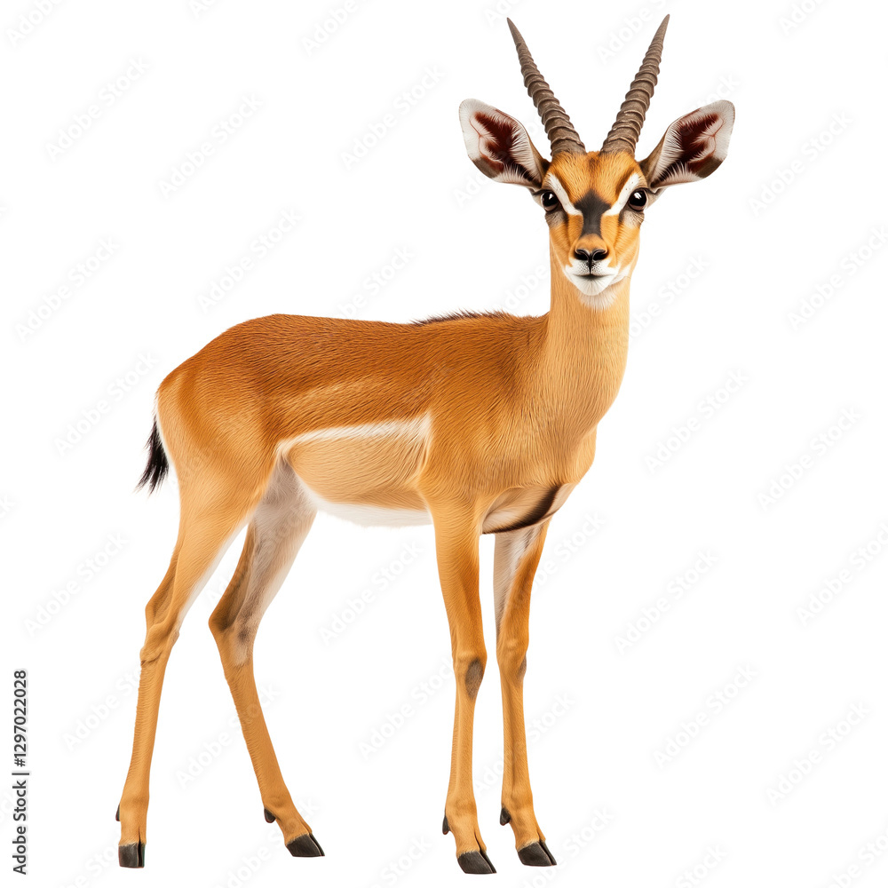 Realistic Antelope in Studio Environment isolated on white or transparent background, png. Easy to place on any other background Realistic Antelope in Studio Environment isolated on white or transparent background, png. Easy to place on any other background