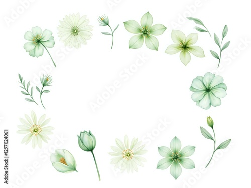Elegant green floral arrangement for nature inspired designs