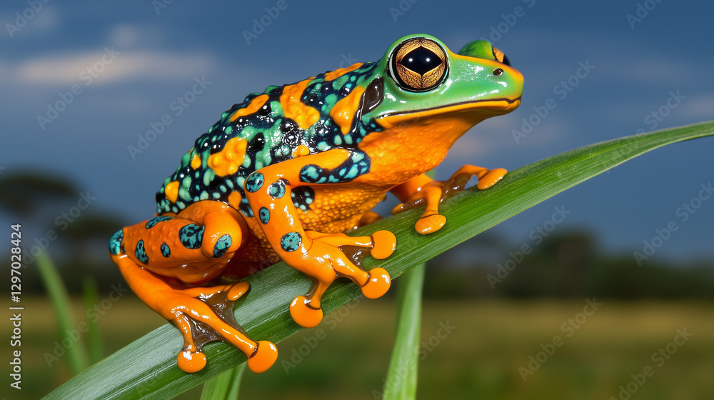 Fototapeta premium サバンナ-リードガエル